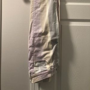 AEO striped stretch pants NWOT